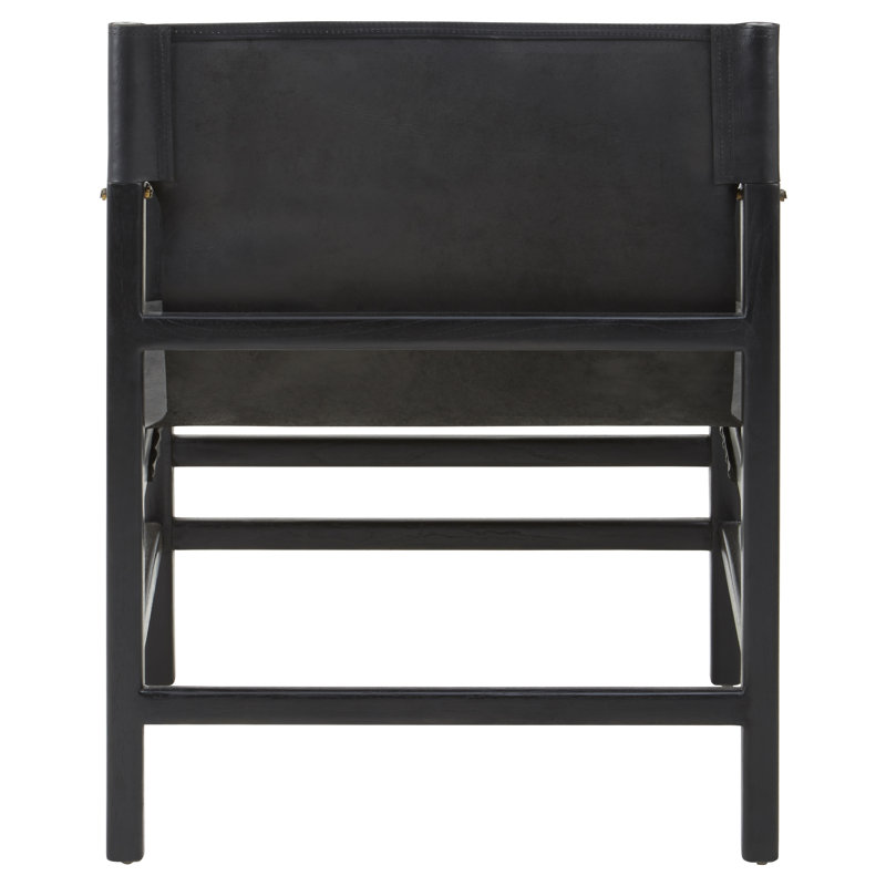 Natalie Upholstered Armchair, Black, Black