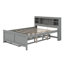 Lit plateforme avec tête de lit, USB, lit gigogne et 3 tiroirs-795831351-795831348
