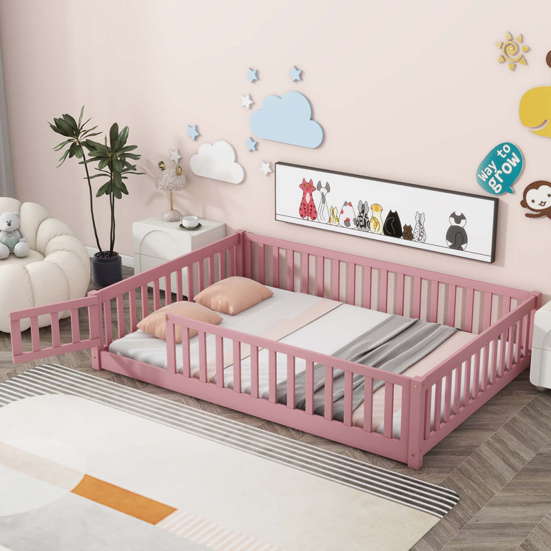 Lit plateforme Kaydance, Complète, gris