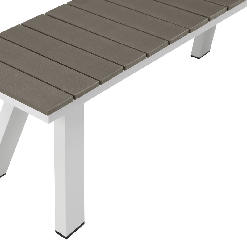 Grisham Jack Rectangular 6 - Person 59" Long Picnic Table, Brown