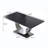 Modern Rectangular Sintered Stone Dining Table With Pedestal Base-665485191-665485188