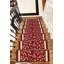 Tapis d'escalier rouge