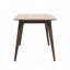 Table de salle à manger rectangulaire 47,2 po avec pieds en bois massif-1963456320