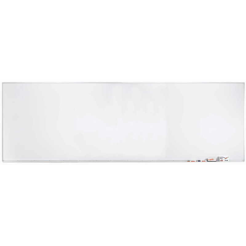 Tableau blanc mural magnétique, H 4 pi x L 12 pi