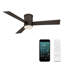 Ventilateur de plafond encastré intelligent à 3 pales intérieur / extérieur Axis avec télécommande et ensemble d'éclairage à DEL inclus-50618021-50618019-104550578