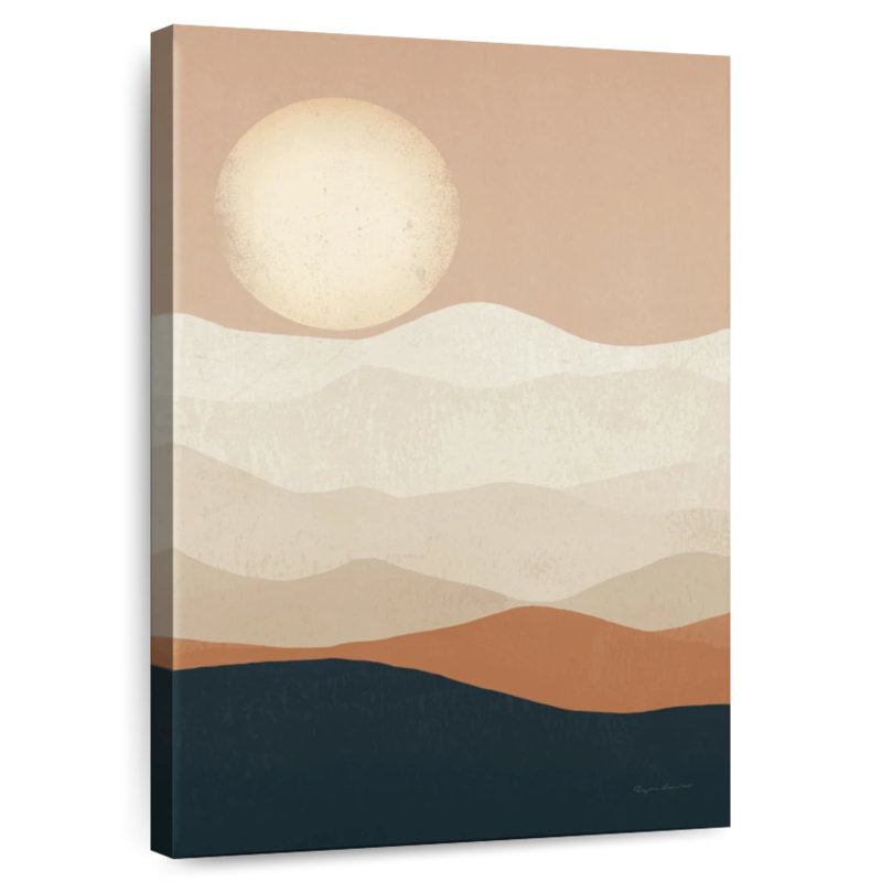 Avery Mojave Mountains And Moon, 24" H x 16" W