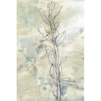 Shape Stem I by Jennifer Goldberger - Wrapped Canvas Painting
