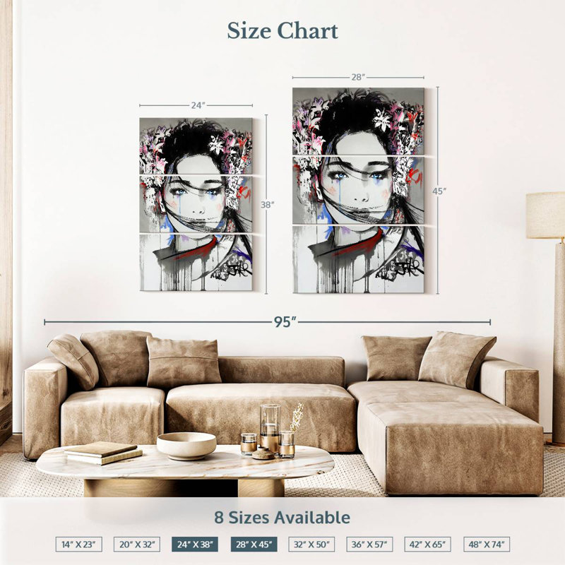 Leisha Yin, 38" H x 24" W