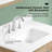 Meuble-lavabo simple OVE Decors Kansas de 36 po au fini bleu minuit