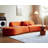 132" Curved Sofa With Throw Pillows-51636719
