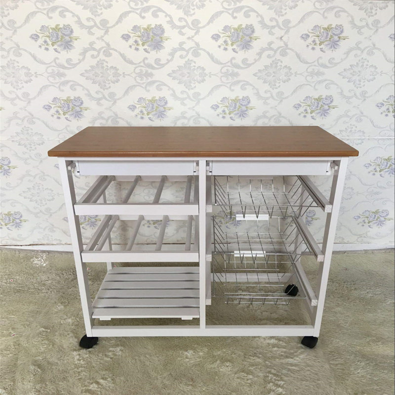 Wood Kitchen Cart