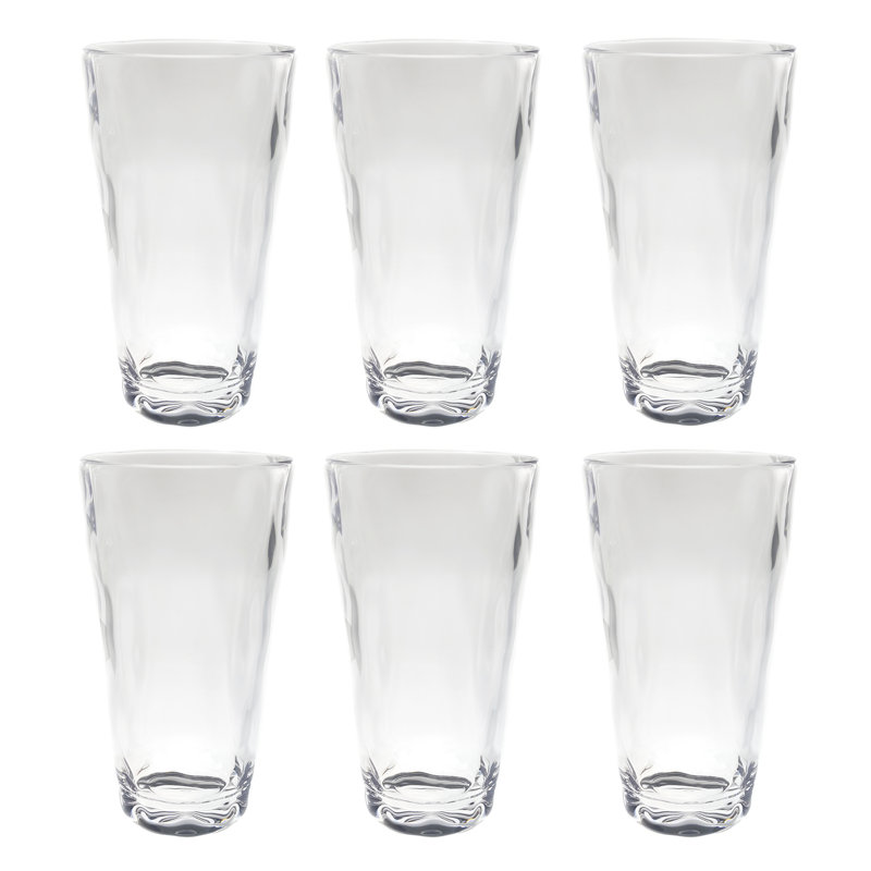Nihar 22oz. Drinking Glass Set, Clear