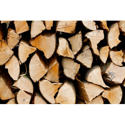 Westvleteren Firewood - Wrapped Canvas Print