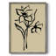 Encre florale II, impression encadrée - bois massif-389623191