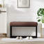 Franchezca Faux Leather Upholstered Bench-524752730