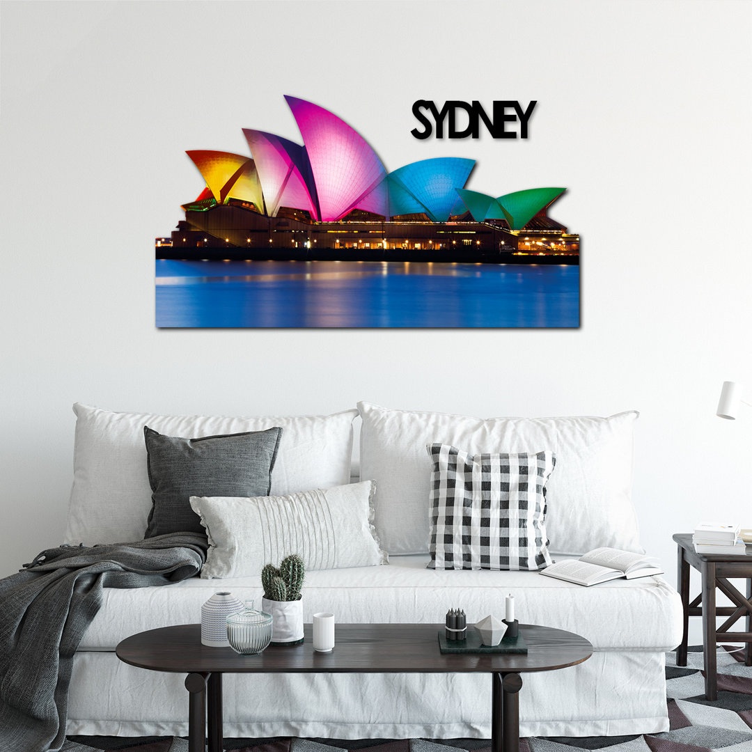 Teatro Dell''Opera Di Sydney Legno MDF Wall Décor