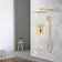 Shower Faucet Set, With Handheld Shower And Rainfall Shower Head Combination Set Wall Mounted Shower System With Tub Spout