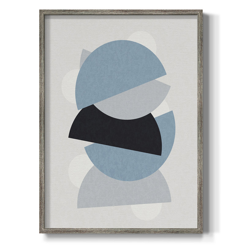 Shapely Blues I, reproduction encadrée - bois massif, H 11 po x l 9 po