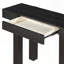 Console rustique minimaliste avec tiroir caché et prise de courant latérale (noir)-828969508