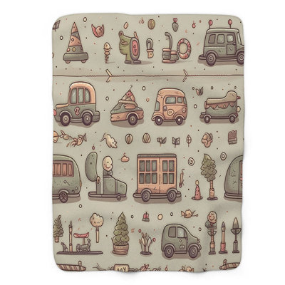 Small Cars - 1 Piece Premium Blanket