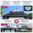 SUNJOY Kingston 12x12 Gazebo, Steel & PC Roof Hardtop Gazebo with Curtain and Netting - Gray Aluminum Posts-125396599-125396597