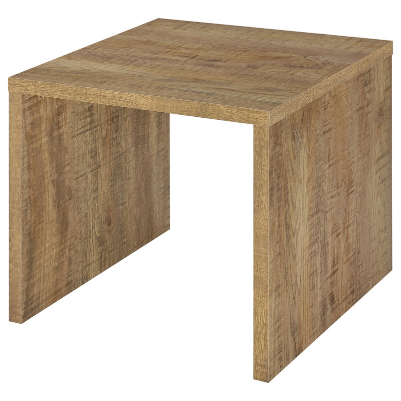 Table de bout d'appoint en bois d'ingénierie Janyce Mango, Manguier