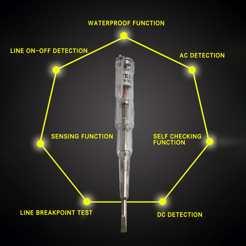 function tester Test Pen MultiFunction Screwdriver Insulation Electrician Home Tool
