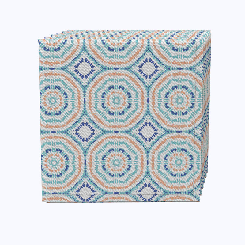 100% Cotton Geometric Square Napkin