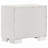 Copper White 2-Drawer Rectangular Nightstand with Bar Handle Pulls