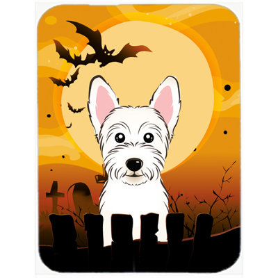 Eila Westie Glass Cutting Board