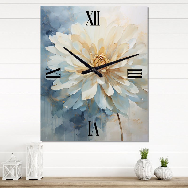 Horloge murale Cesara - Dahlia, Moyen