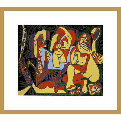 Le déjeuner sur l'herbe after Manet I by Pablo Picasso -Framed Giclee Print