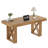 63'' Rustic Computer Desk for Home Office with Thick Wood Top