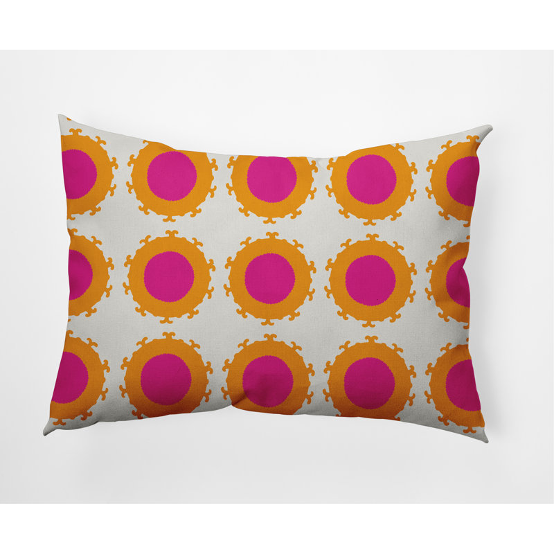 Coussin lombaire intérieur / extérieur Pan Bubbles, Orchidée