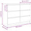 Sideboard 100X35x76 Cm Engineered Wood-1088289166