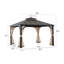 Sunjoy Steel Gazebo TORRE - 324cm x 385cm, black