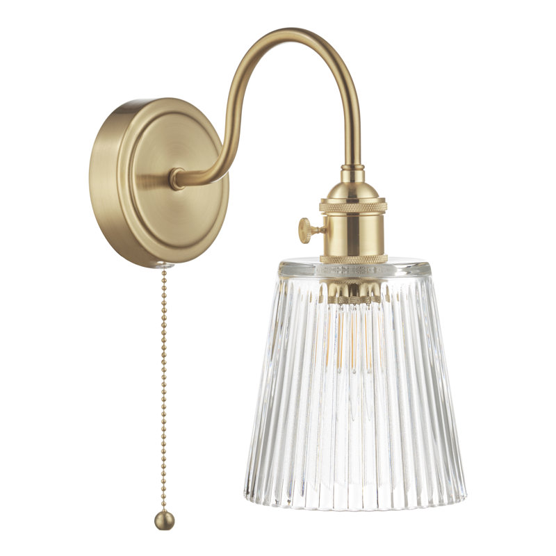 Wall Light, Natural Brass, 40 W