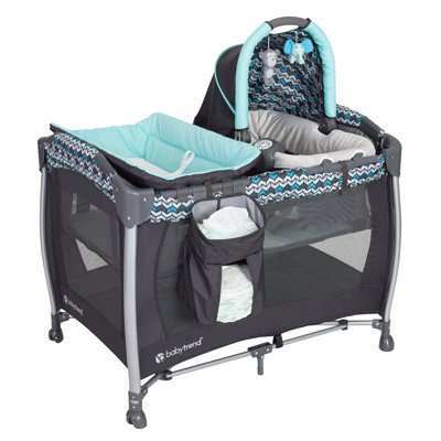 Bedside Crib with Bedding -  Baby Trend, PY72B16B