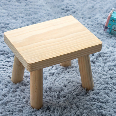 Solid Wood Accent Stool