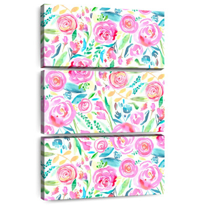 Harnek roses printanières pastel