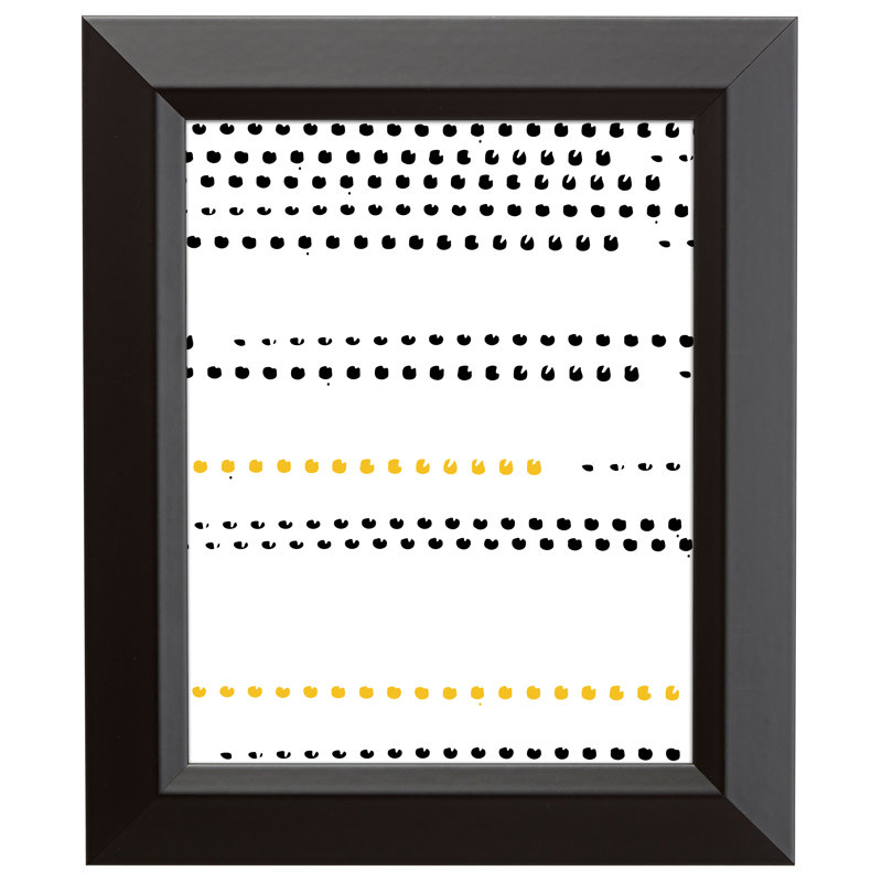 Cadre photo Daelan, Noir satiné mica, 4 po x 6 po, Glass