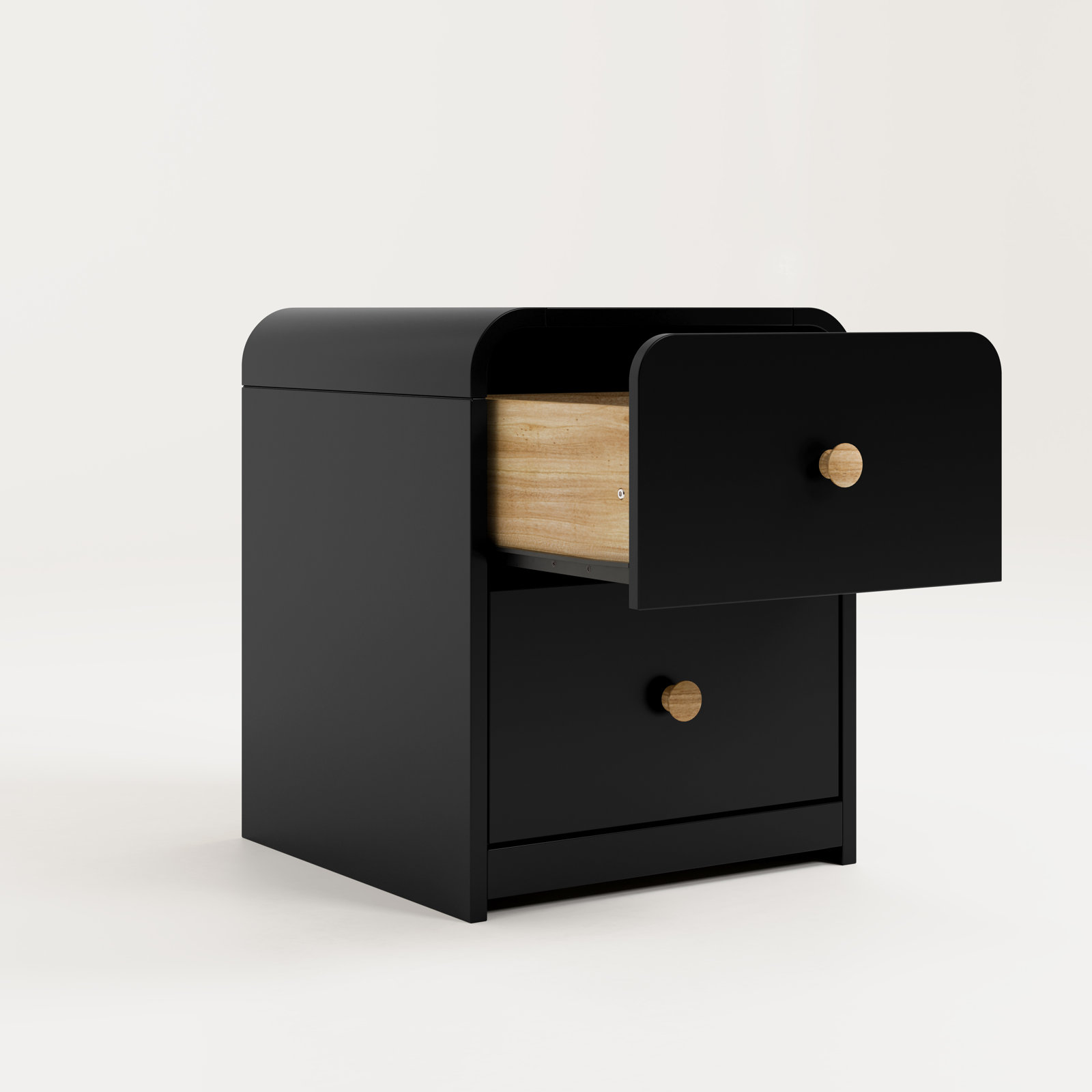 Santos Nightstand, Black