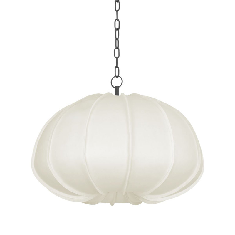 Bayu 1 Light Pendant, 17" H x 26" W x 26" D
