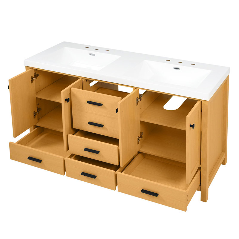 Meuble-lavabo 59,3 po Barris