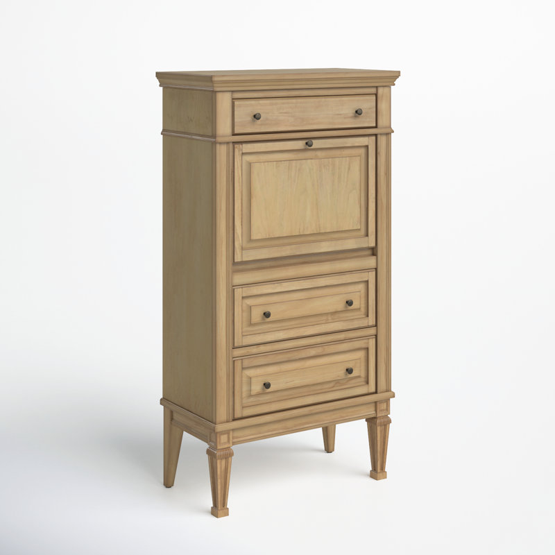 Valmont Storage Cabinet, Antique Beige