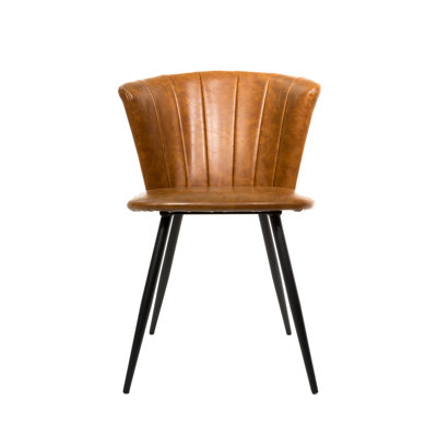 Cowen 48 cm H Upholstered Faux Leather Dining Chair