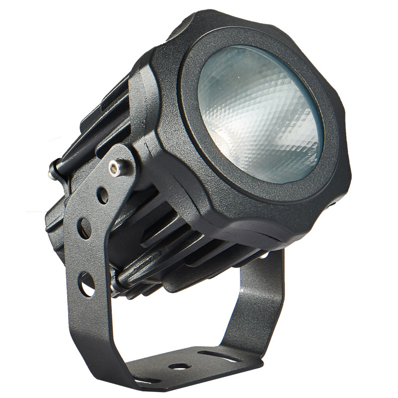 20W Black Cast Aluminum LED Outdoor Spotlight