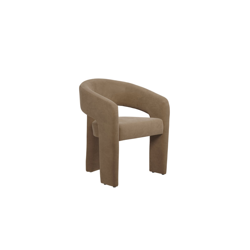 ALBA VELVET DINING CHAIR, Mole