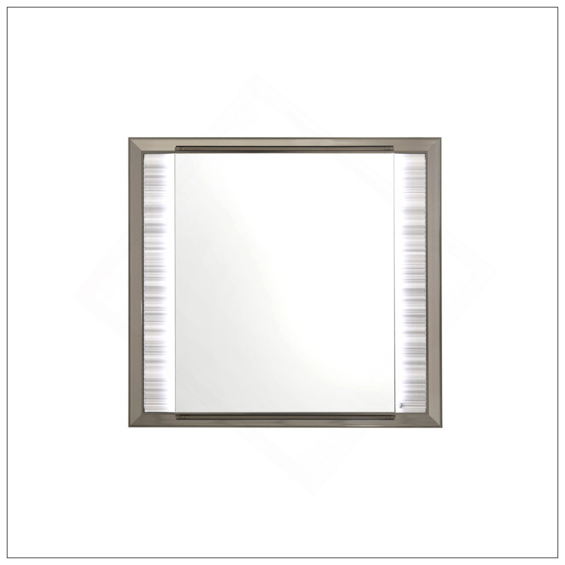 Miroir à DEL Star White avec cadre élégant, durable et élégant pour les chambres et les commodes modernes