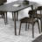 Modern Oak Sintered Dining Table Chairs